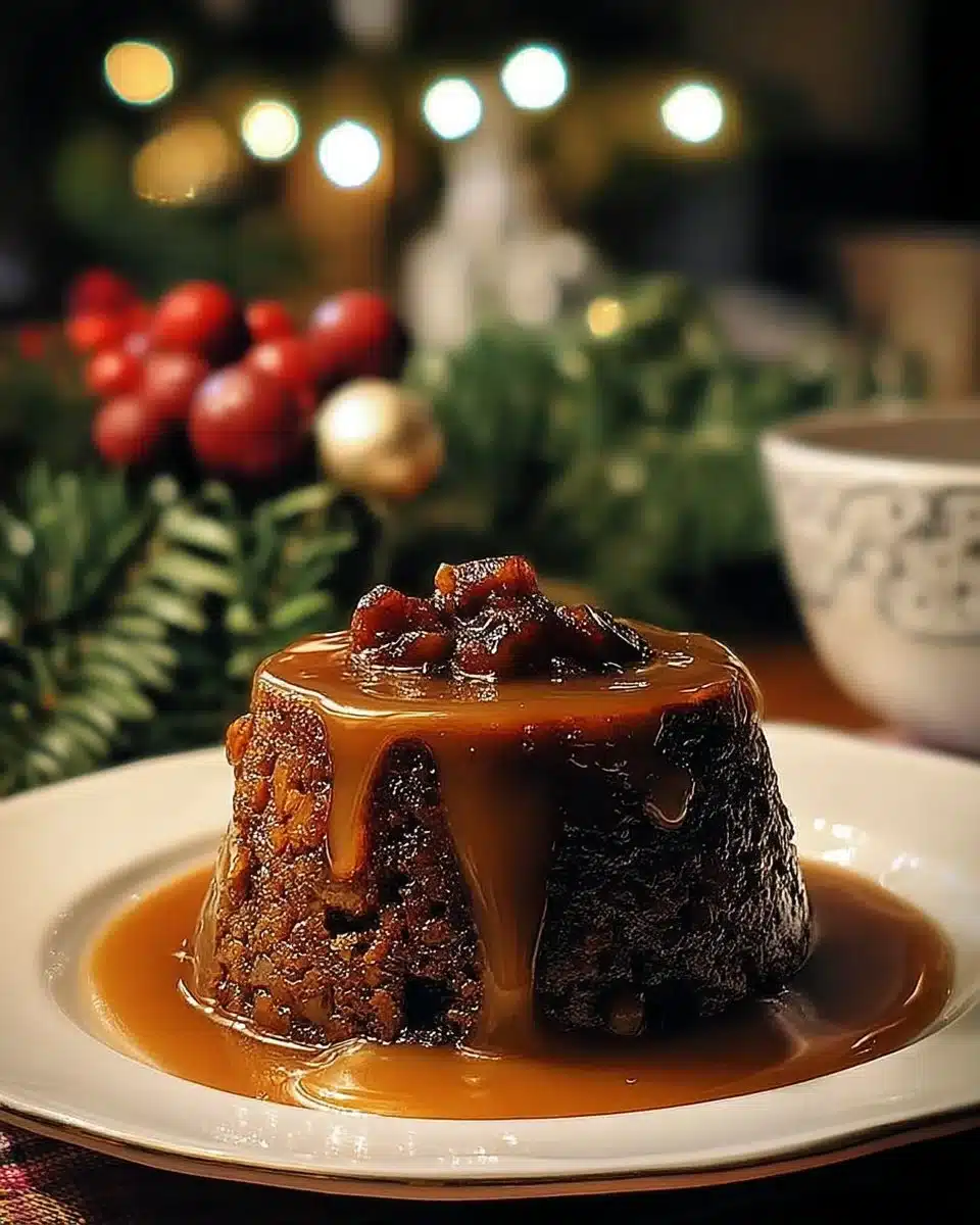 Deliciously warm sticky toffee pudding for Christmas holiday treats