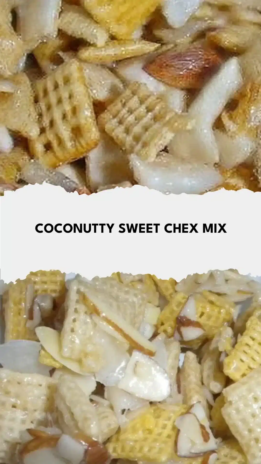 Coconutty Sweet Chex Mix 1 Bowl of Coconutty Sweet Chex Mix featuring crunchy cereal and coconut flavors.