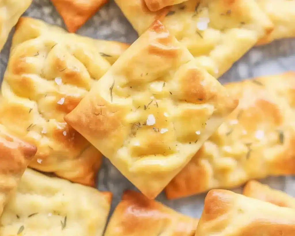 Crispy keto crackers made with simple ingredients - a delicious low carb snack.