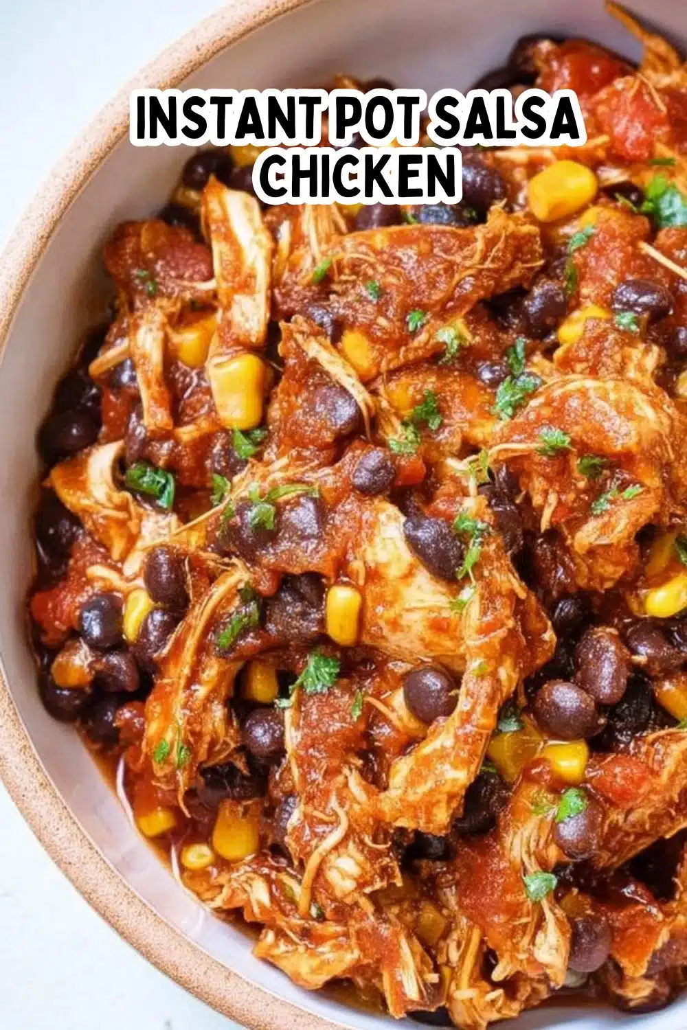 Instant Pot Salsa Chicken 1 Instant Pot salsa chicken recipe with vibrant salsa and tender chicken