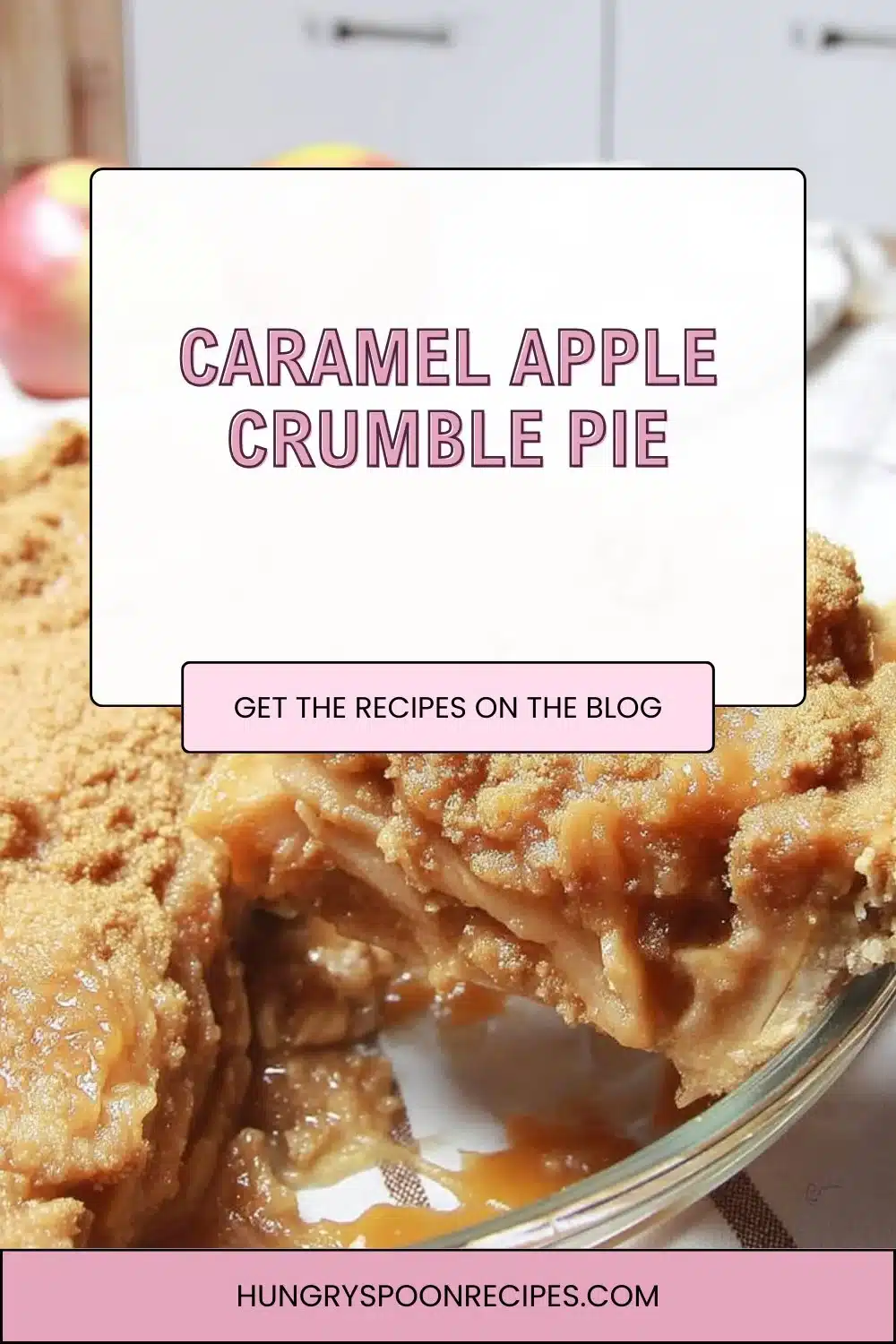 Apple Pie with Graham Cracker Crust 1 Apple pie with graham cracker crust ready to be served