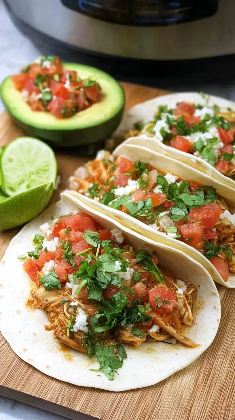 Slow Cooker Chicken Tacos