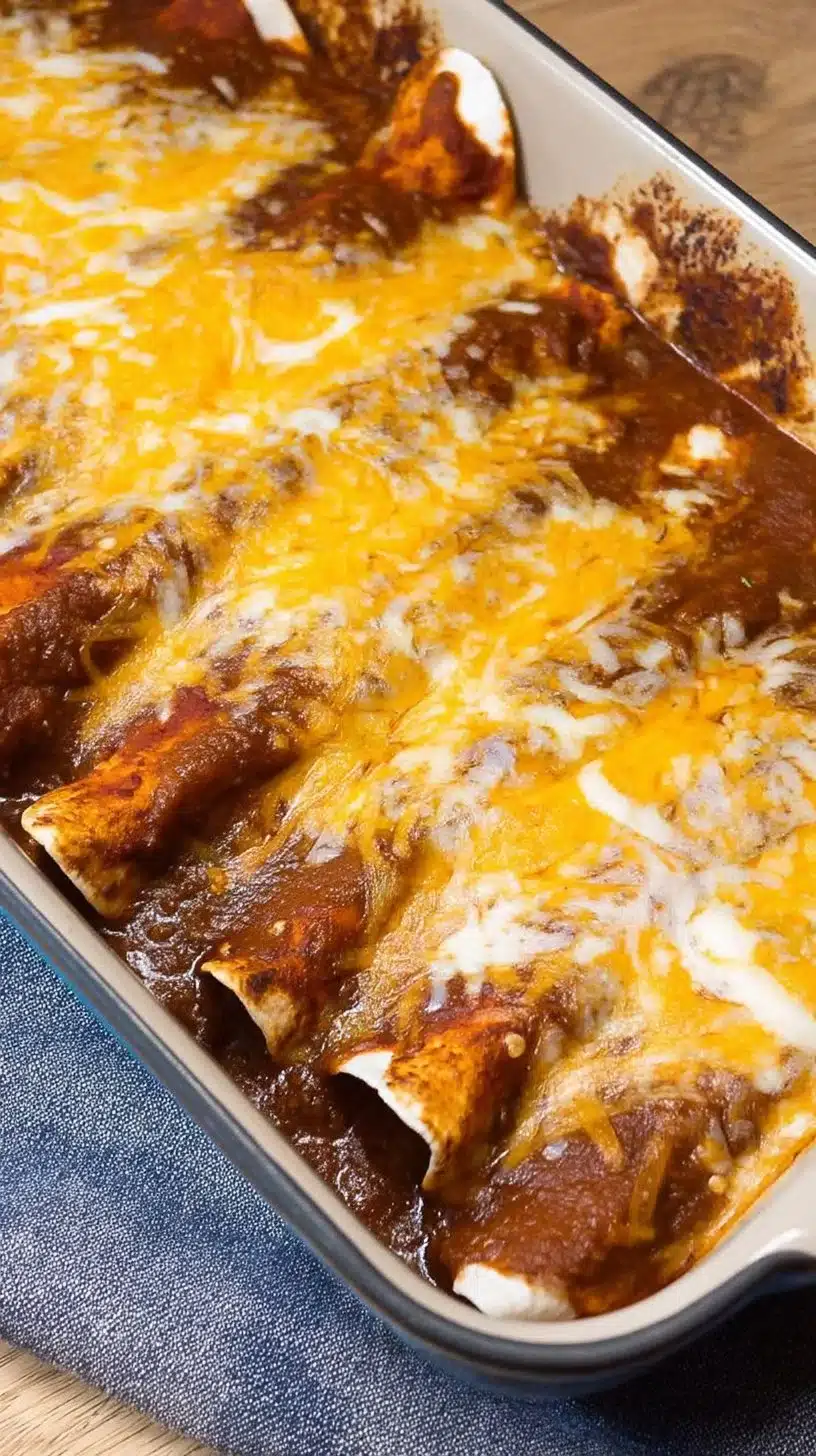 Shredded Beef Enchiladas