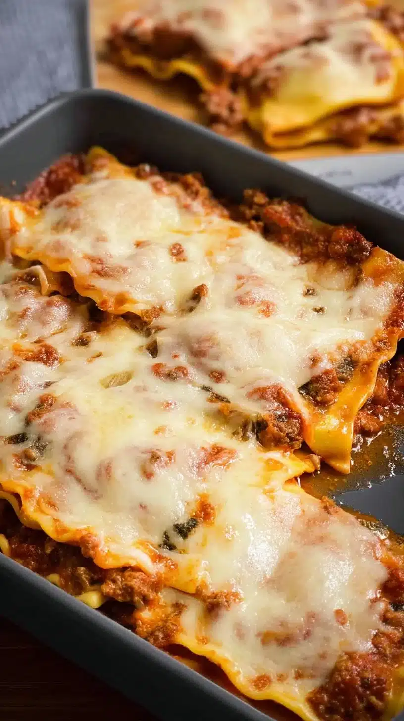 Lazy Ravioli Lasagna