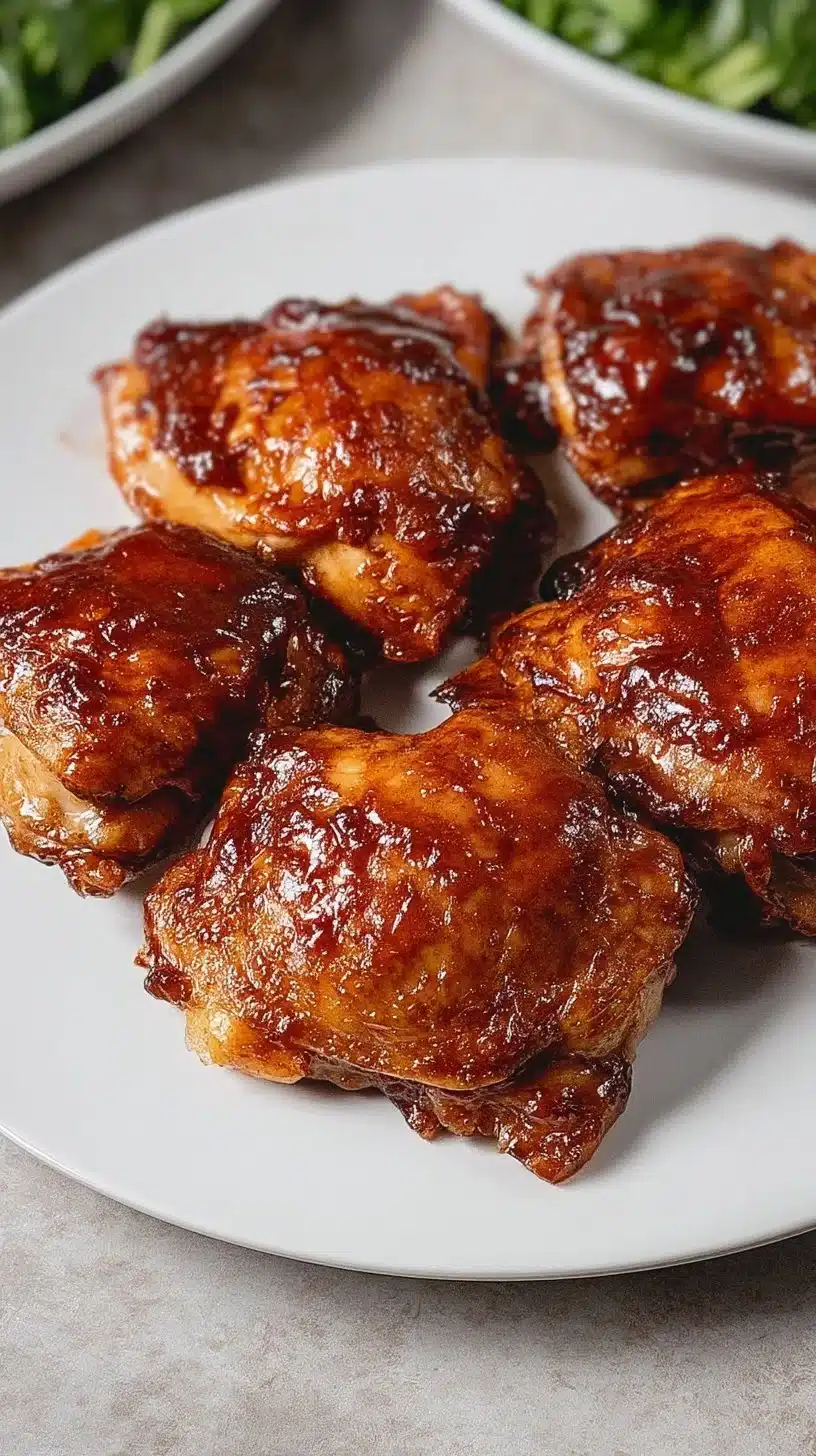 Air Fryer BBQ Chicken Thighs