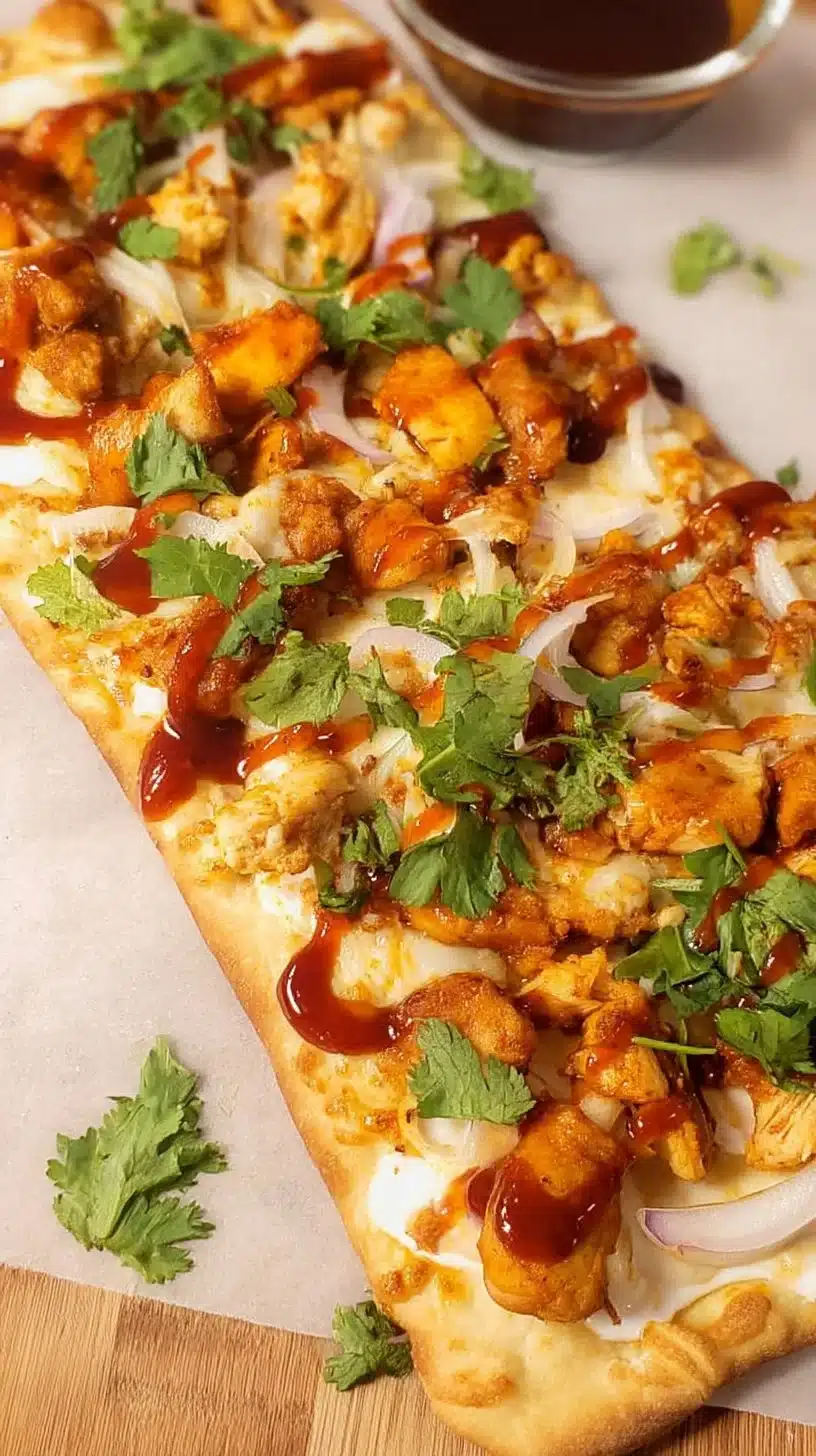 Loaded BBQ Chicken Flatbread Pizza