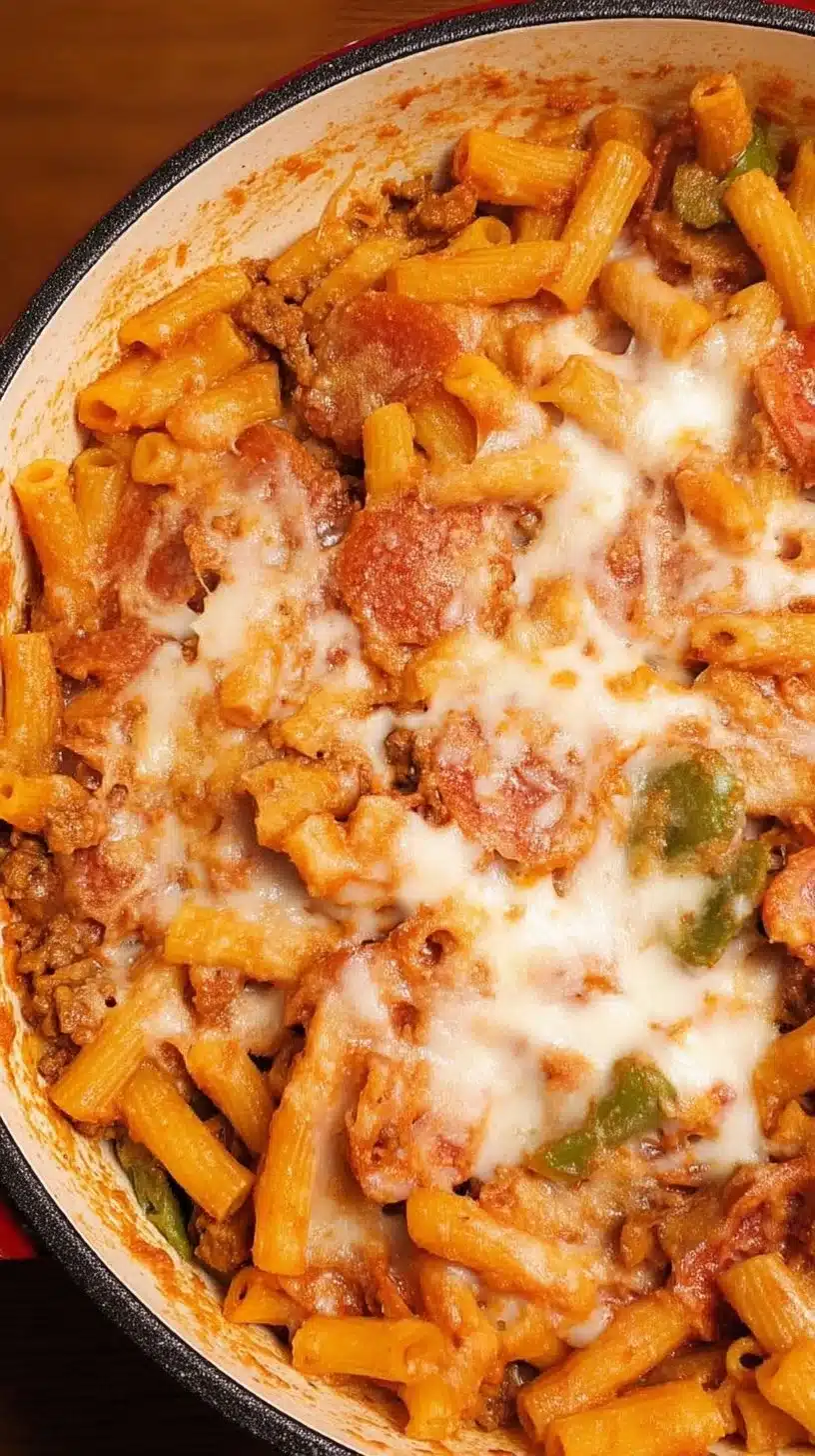 One-Pot Pizza Pasta