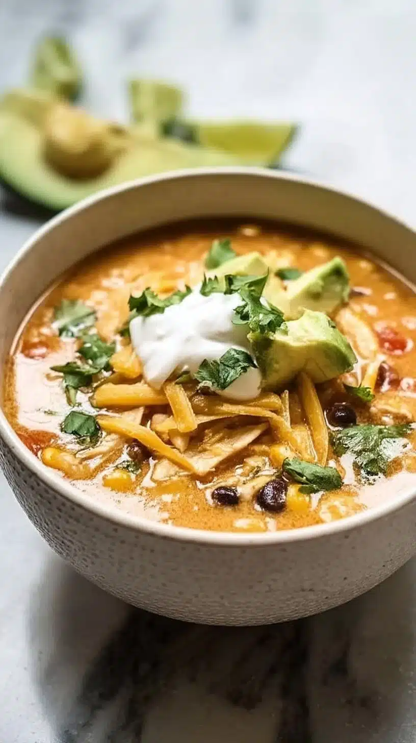 Creamy Chicken Enchilada Soup