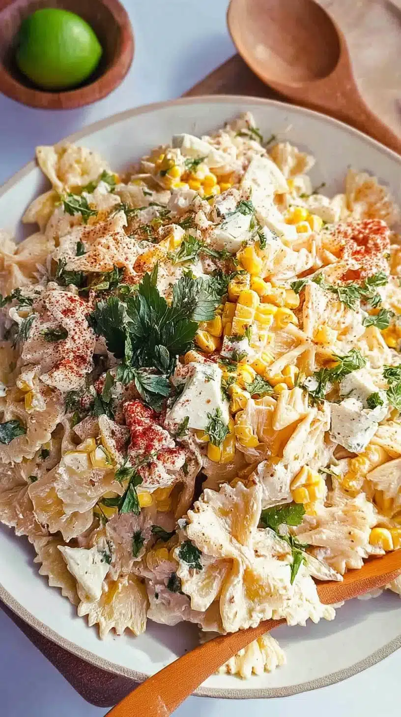 20-Minute Elote Pasta Salad