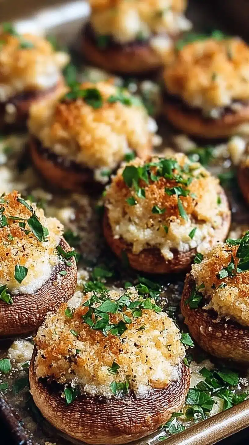 18 Delicious Valentine’s Day Finger Food Ideas 4 Stuffed Mushrooms
