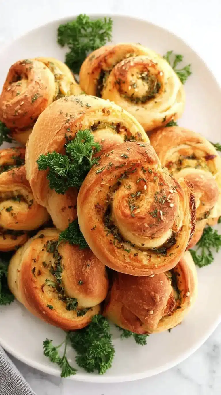 Crispy air fryer garlic pizza rolls with a golden crust and cheesy filling