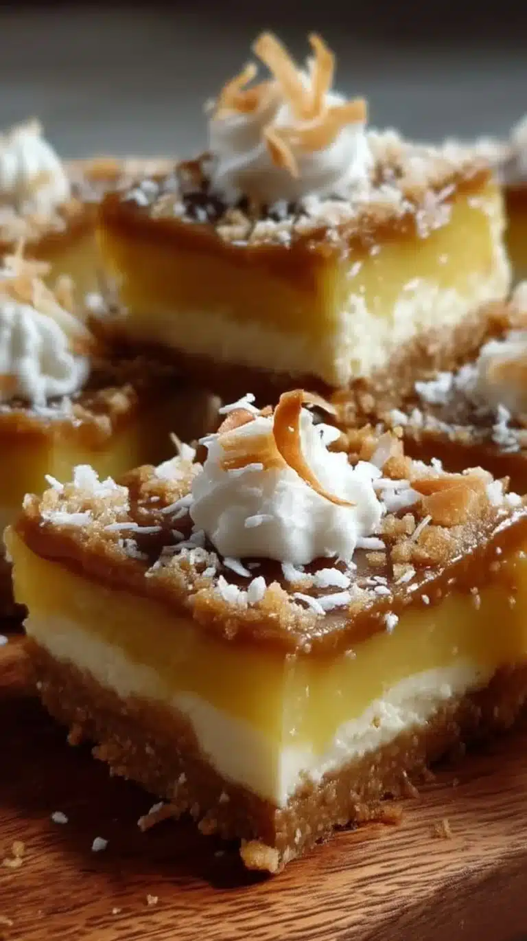 Delicious Atlantic Beach Pie Bars served in a dish with a slice cut out