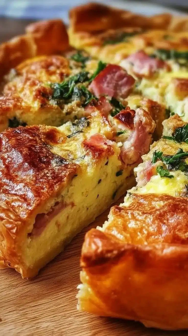 Delicious rustic pizza topped with fresh ingredients and baked to perfection.