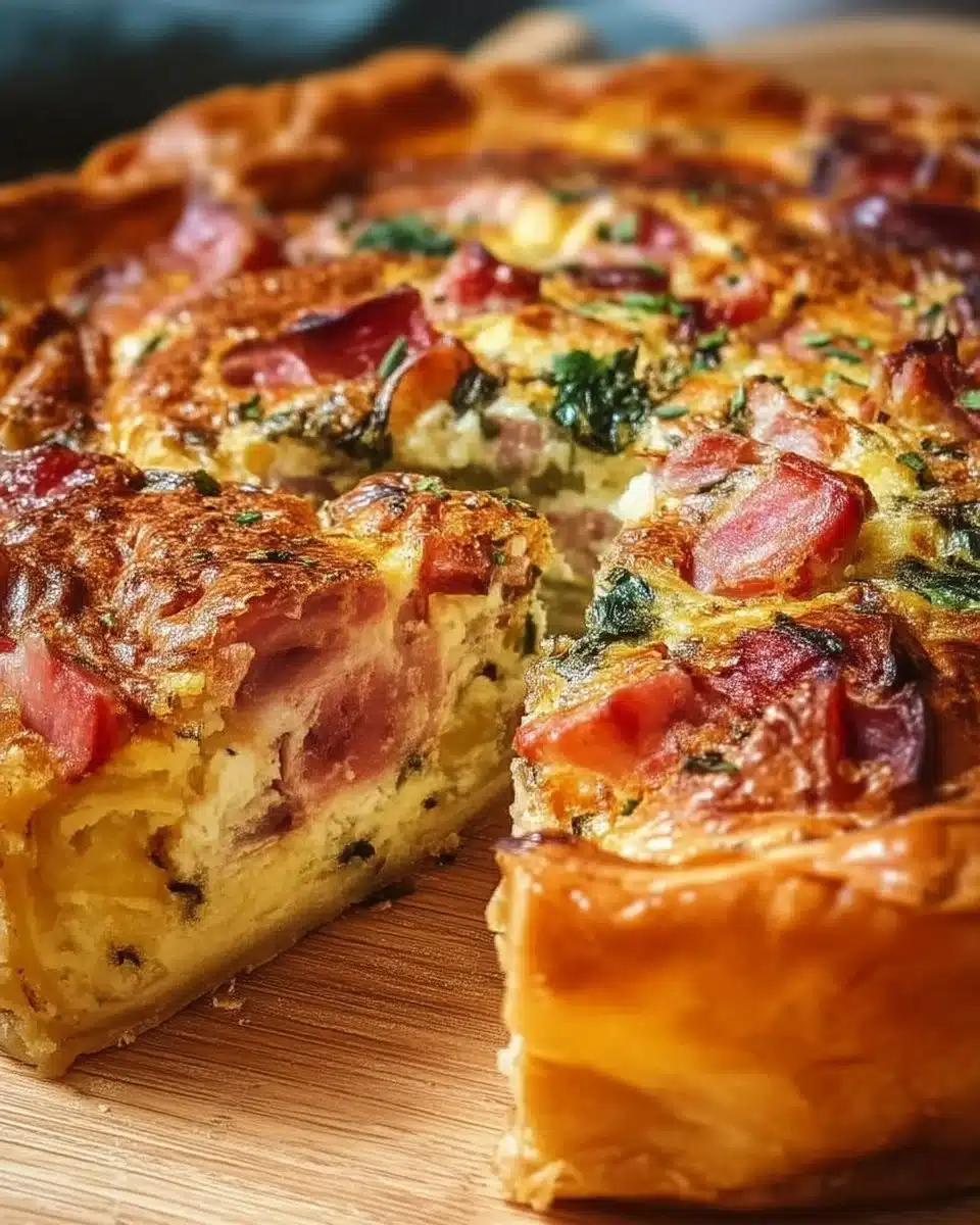 Rustic Pizza Recipe 1 Homemade rustic pizza topped with fresh vegetables and herbs