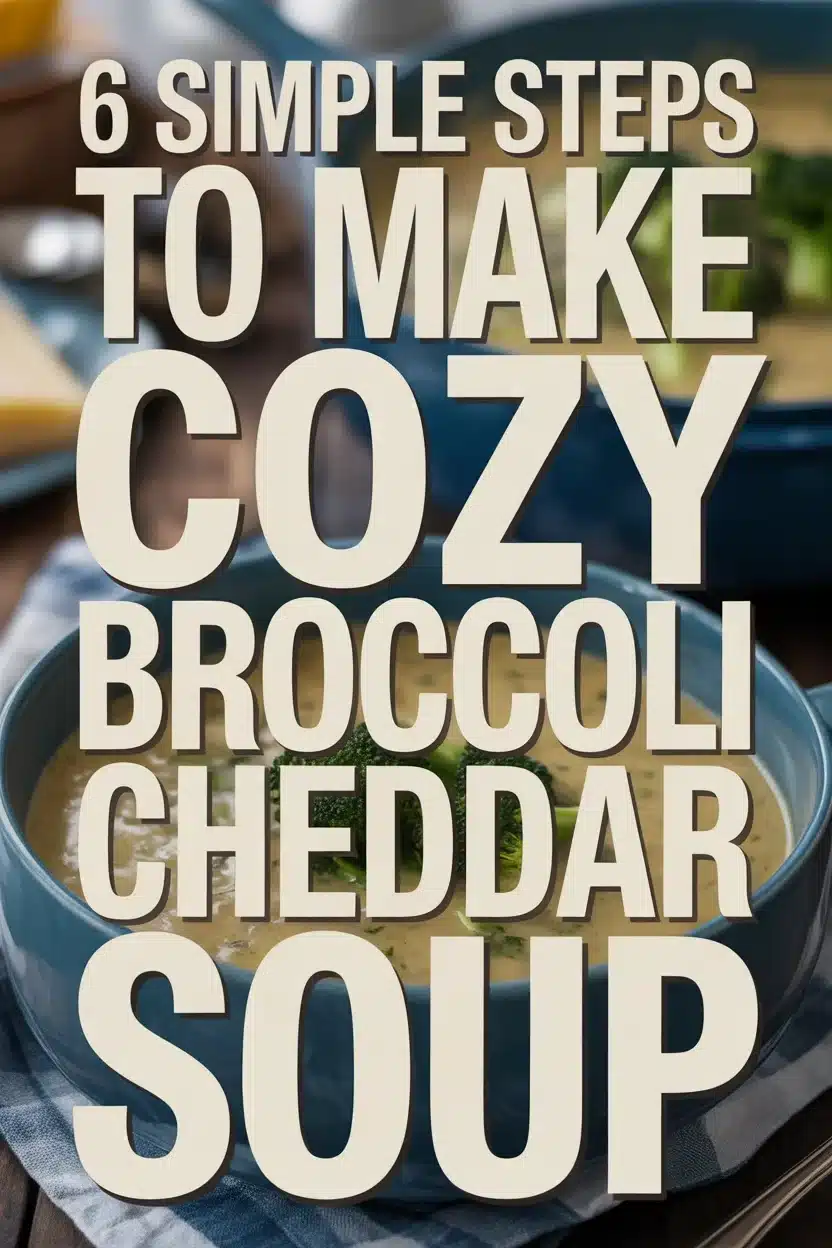 6 Simple Steps to Make Cozy Broccoli Cheddar Soup 5 6 Simple Steps to Make Cozy Broccoli Cheddar Soup