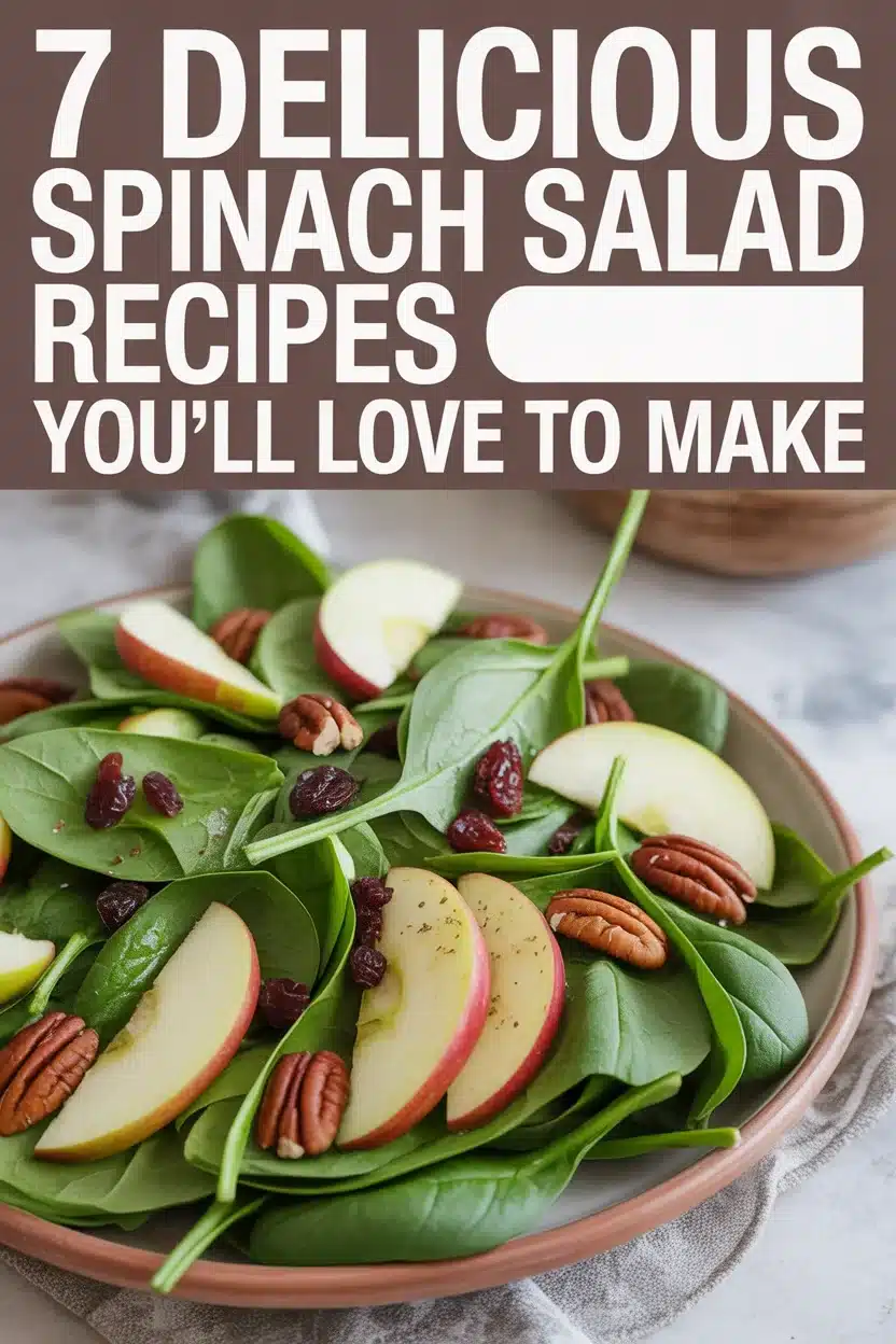 spinach salad recipes