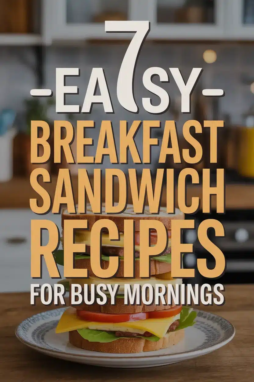 7 Easy Breakfast Sandwich Recipes for Busy Mornings 5 breakfast sandwich recipes